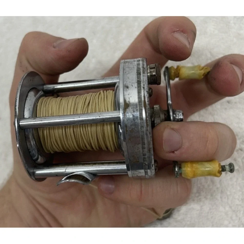 South Bend No 550-C Anti Backlash Baitcasting Fishing Reel Tested